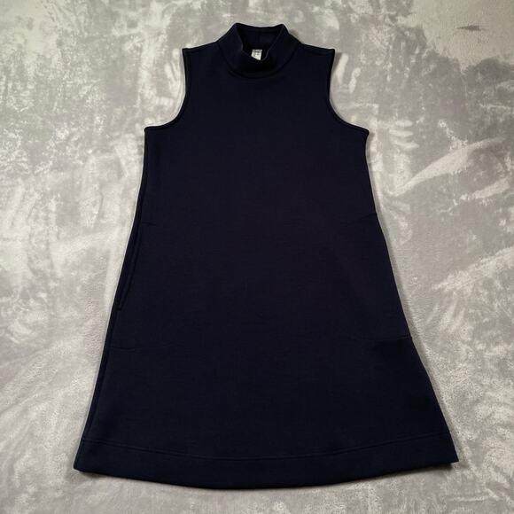 Spanx Air Essentials Dress Womens Small Blue Pockets Casual Classic Capsule - Picture 1 of 9